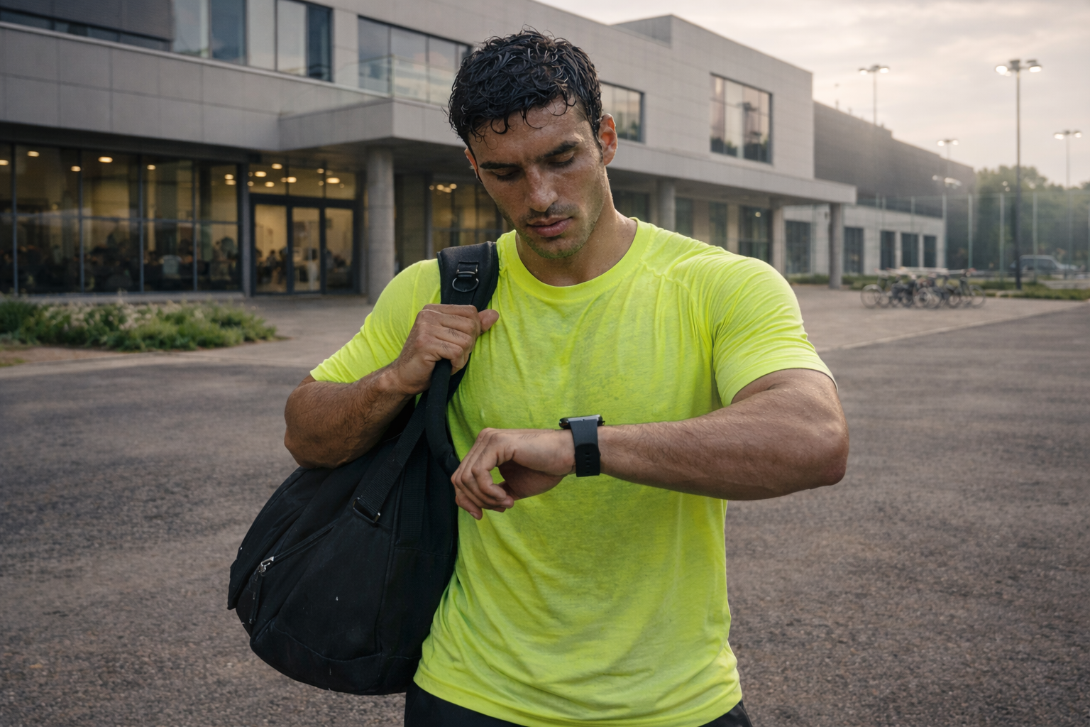 Fitness creator training in a gym environment